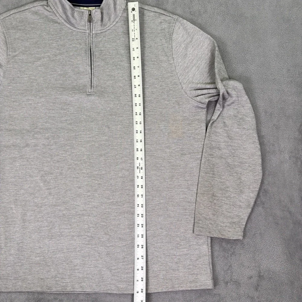 Rorie Whelan Sweater Mens‎ 2XL Gray 1/4 Zip Pullover Golf Performance Preppy